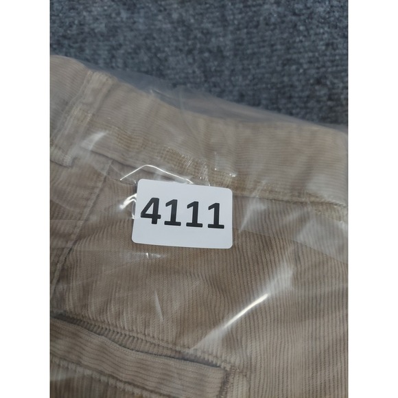 Cremieux Pants Mens 36x32 Beige Madison Corduroys Comfort Stretch Flat Front - Picture 11 of 11